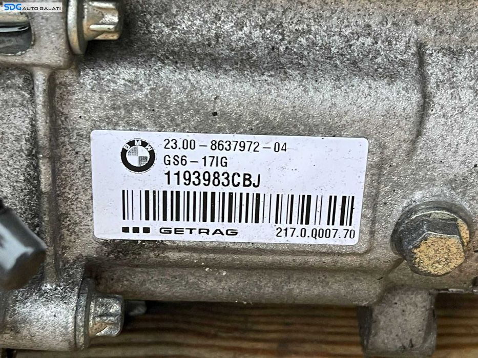 Cutie de Viteze Manuala 6 Trepte BMW Seria 1 F20 F21 116 118 120 2.0 D 2010 - 2019 Cod 8637972 2300863797204 GS6-17IG 1193983CBJ