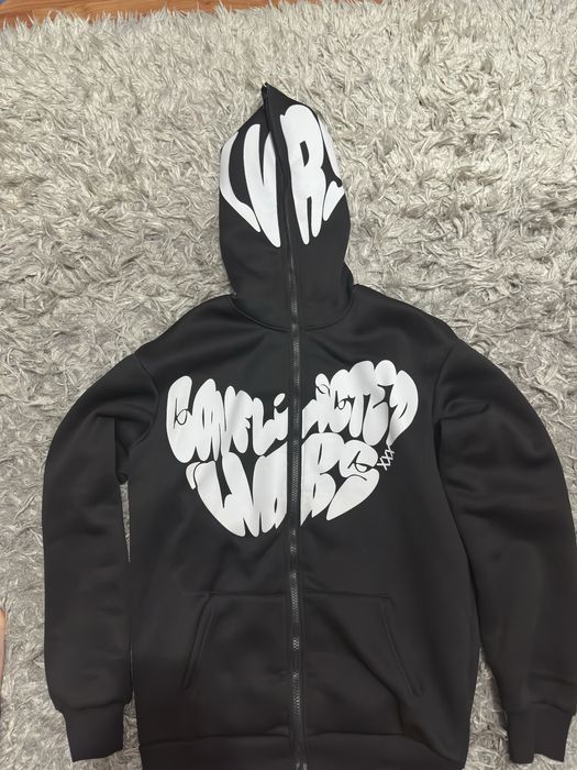 hanorac negru cu model