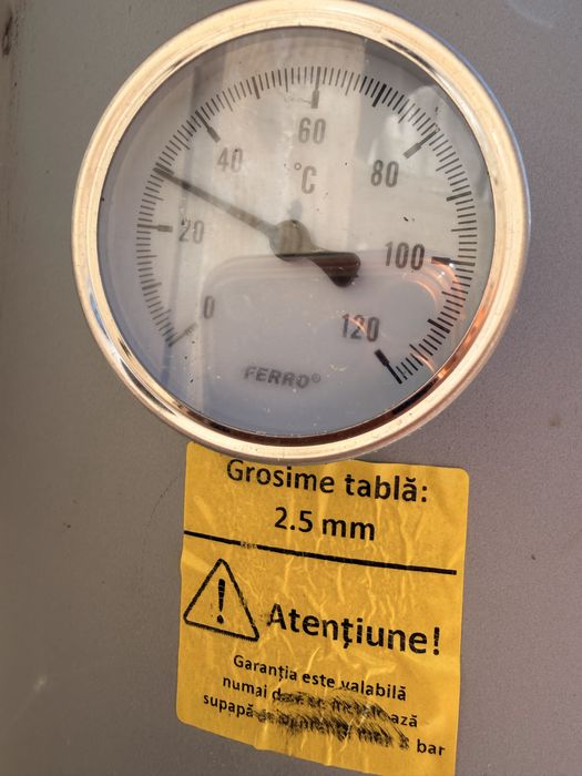 Boiler pe lemne de 90L