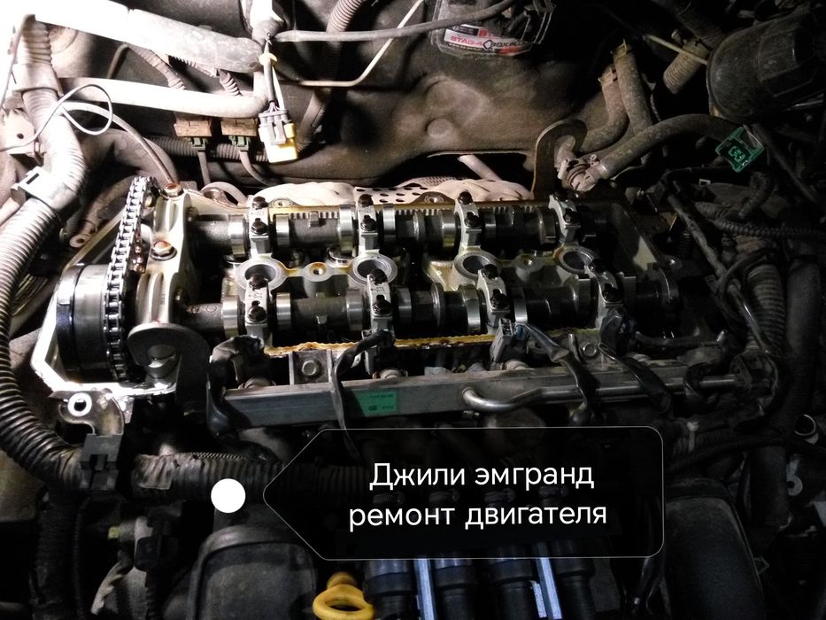 Ремонт  бензиновый двигателей