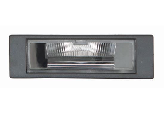 Lampa numar BMW seria 1, 6, Z4; Mini One/Cooper/Clubman/Clubvan/Coupe/Roadster/Cabrio; spate, stanga = dreapta, ECE/SAE, bec W5W, fara soclu,