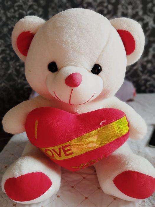 Мягкий Мишка белый