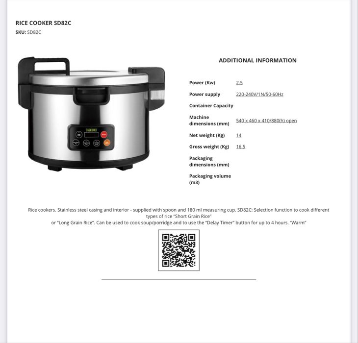 Aparat de gatit orez Easyline