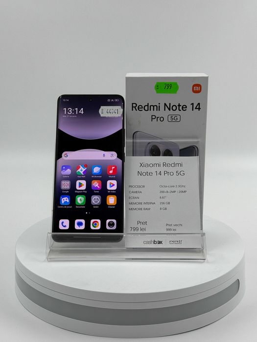 Xiaomi Redmi Note 14 PRO 5G 256 GB Garantie 24 luni CashBox
