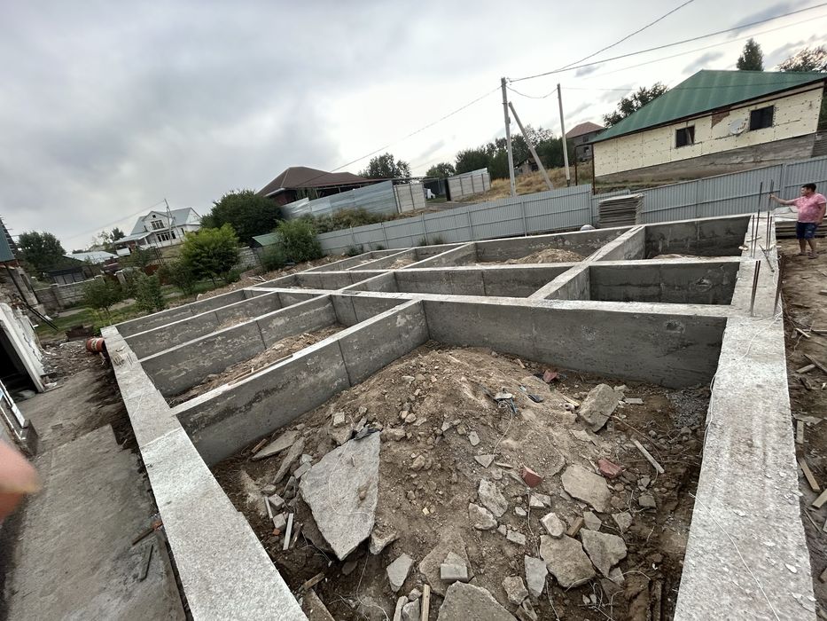 Заливка Фундамент