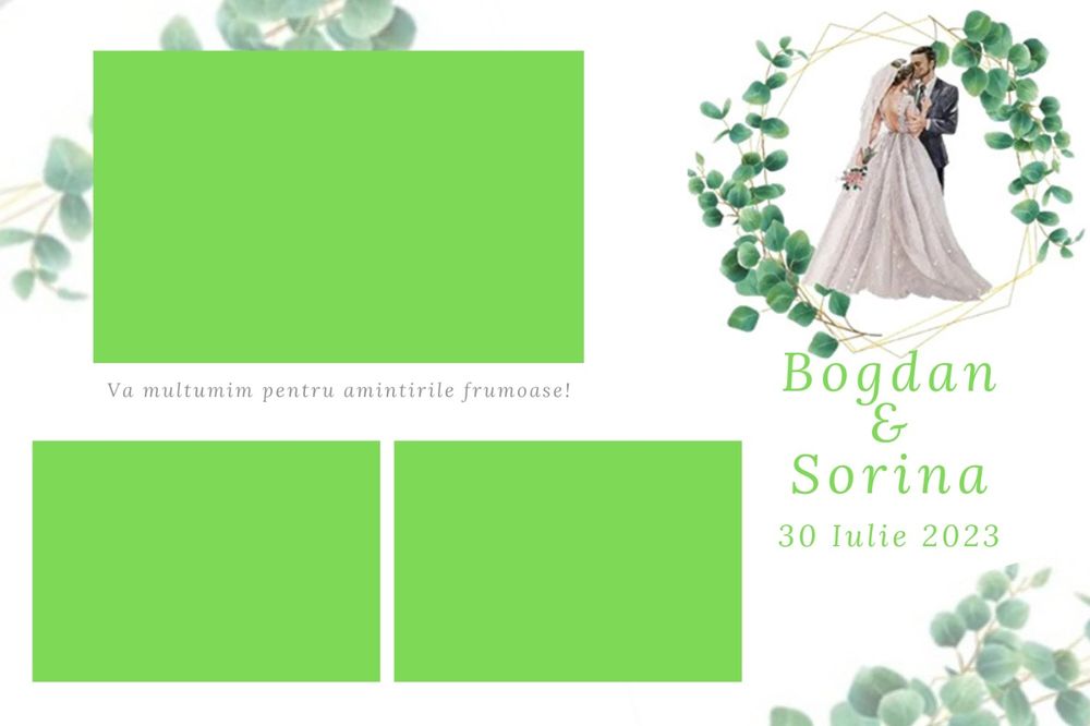 Fum greu dansul mirilor!Cabina foto!