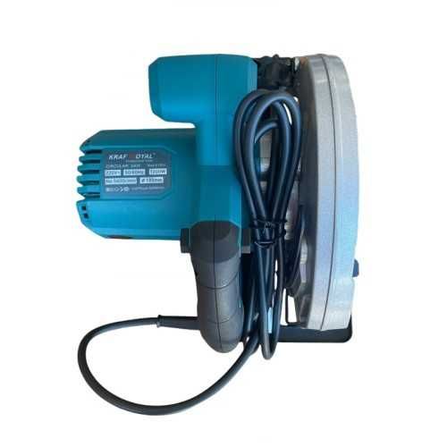 Електрически ръчен циркуляр 1200W Ø 185 мм KraftRoyal