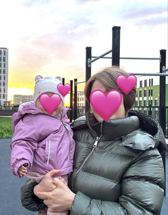 Детская куртка, фиолетовая