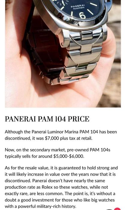 CEAS PANERAI LUMINOR MARINA - Ref. PAM00104 - Auto - Diver - 44mm !