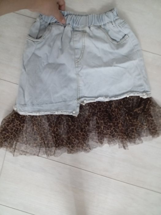 Джинсовая юбка на девочку