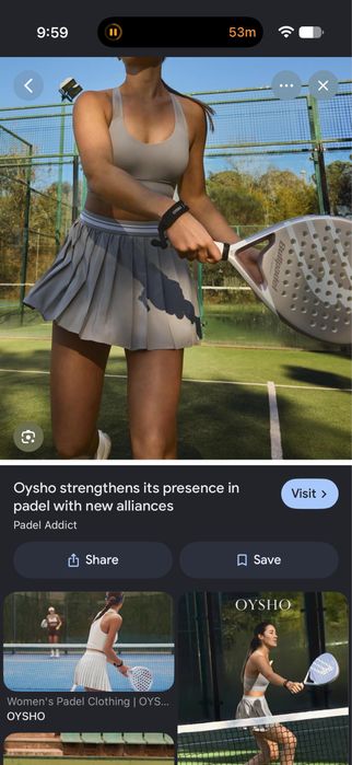 Paleta bullpadel oysho