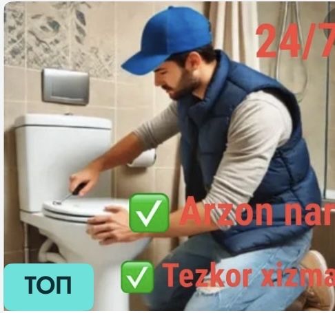 Сантехнические услуги 24/7 santexnik xizmati 24/7 Toshkenli Usta
