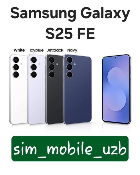 Samsung Galaxy S25 FE 2026 New Super Skidka+Garantiya+Dastavka