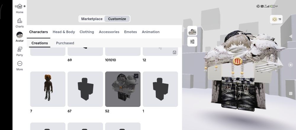 Продаю аккаунт в роблоксе