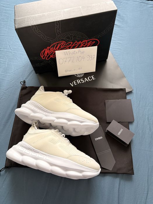 Oferta! Adidasi Chain Reaction Triple White