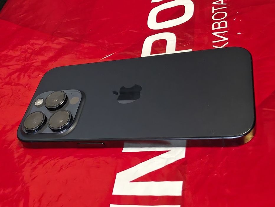 128GB iPhone 15 Pro Технополис Гаранция 2026г. Blue | Син