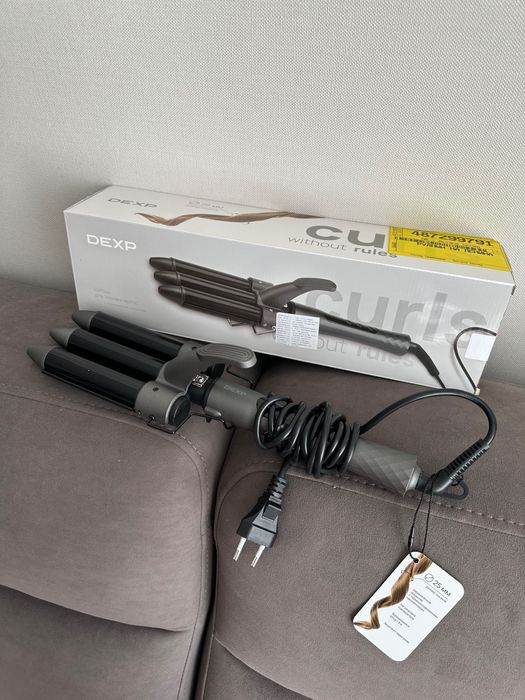 Тройная плойка для волос