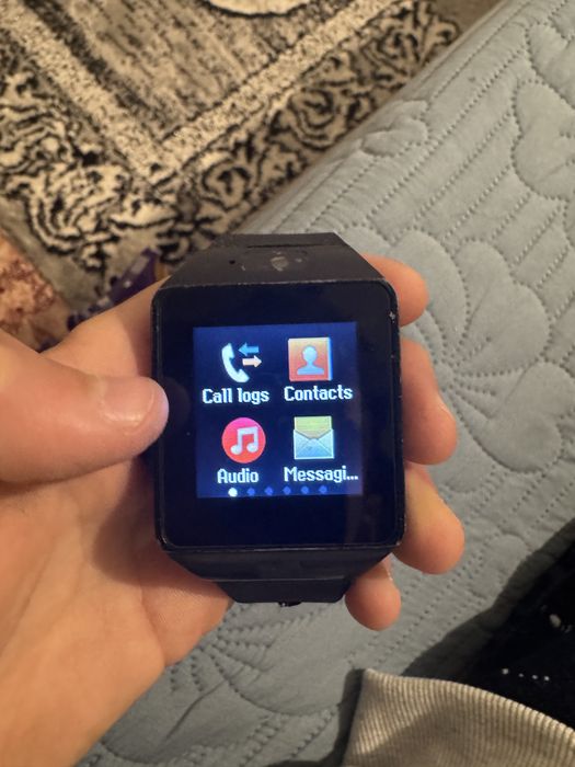 Ceas inteligent smartwatch cu slot slim si camera