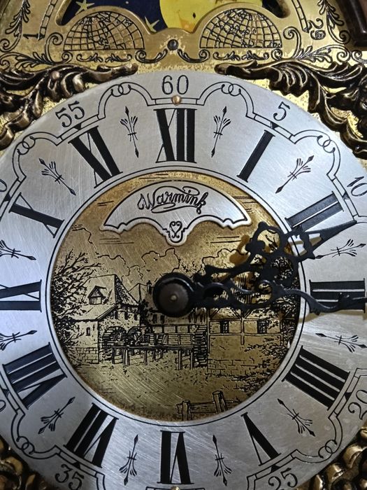 Ceas de perete cu pendul model olandez