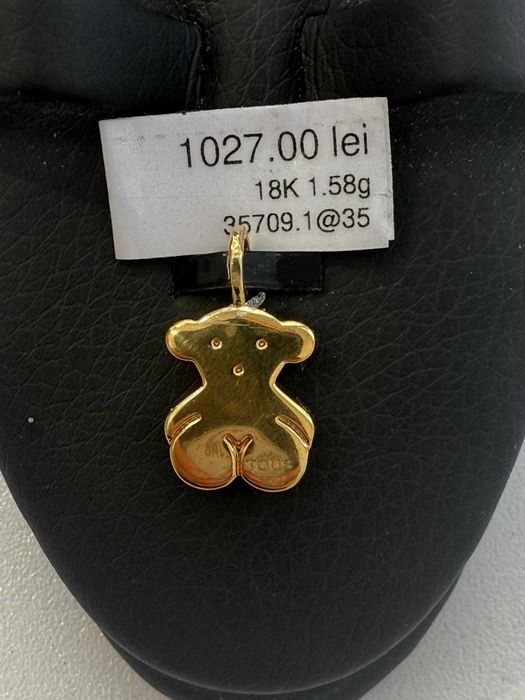 (AG35) Medalion aur 18k 1.58g b35709 - Garantie 2 ani!