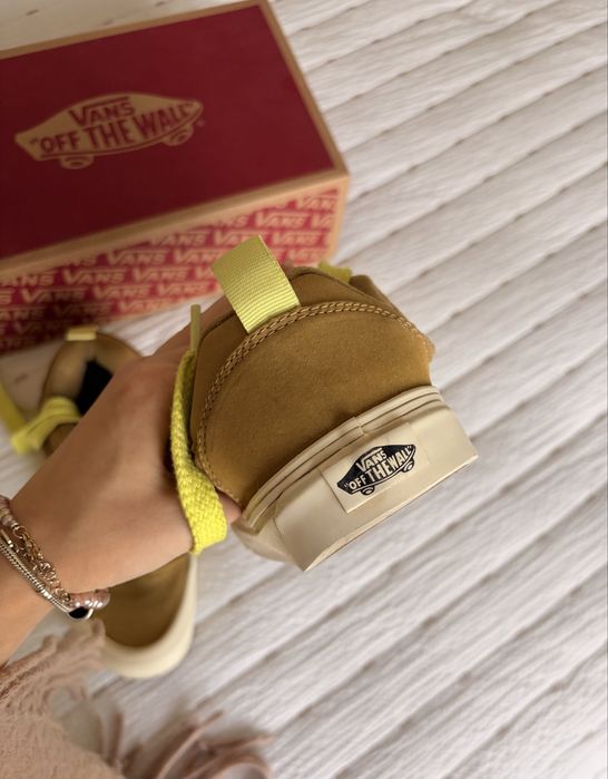 Кеды Vans knu skool оливковые