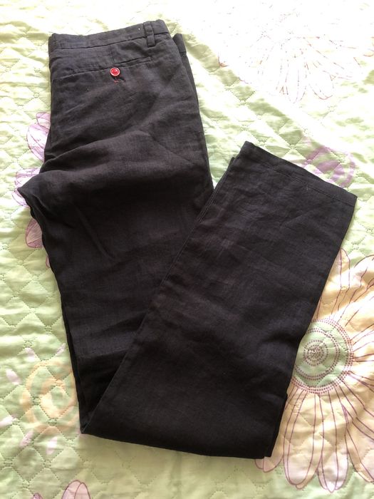 Брюки из натуральной ткани на лето