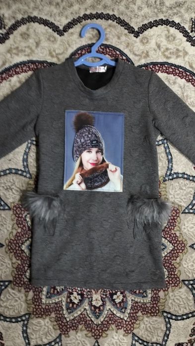 Зимняя тунийка для девочкии