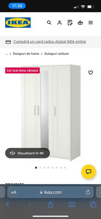 Dulap pentru haine ikea