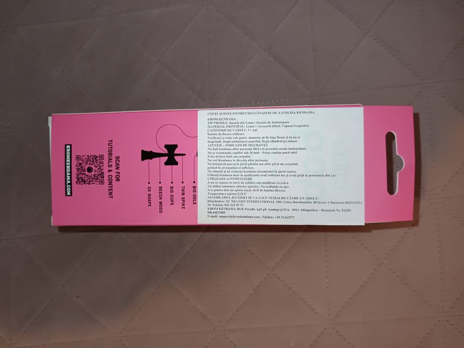 Pachet cadou Kendama Krom Pop-roz