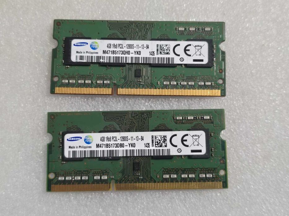 Kit memorie laptop Samsung 8GB (2 x 4GB) PC3-12800 DDR3 1600MHz 1.35V