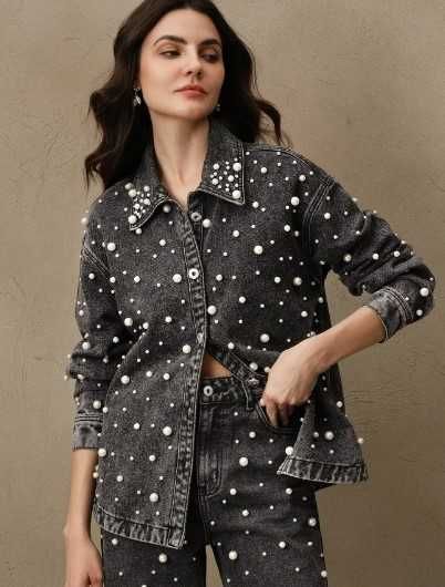 Дамски дънков костюм