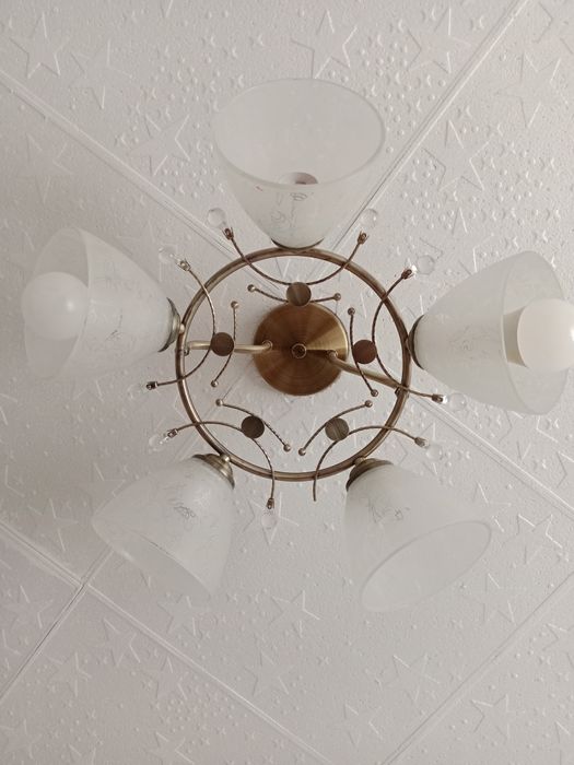 Люстра пятирожковая 2 штуки