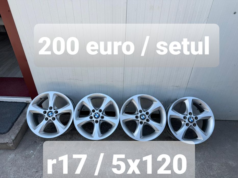 Set jante din aluminiu r17 / originale BMW / 5x120