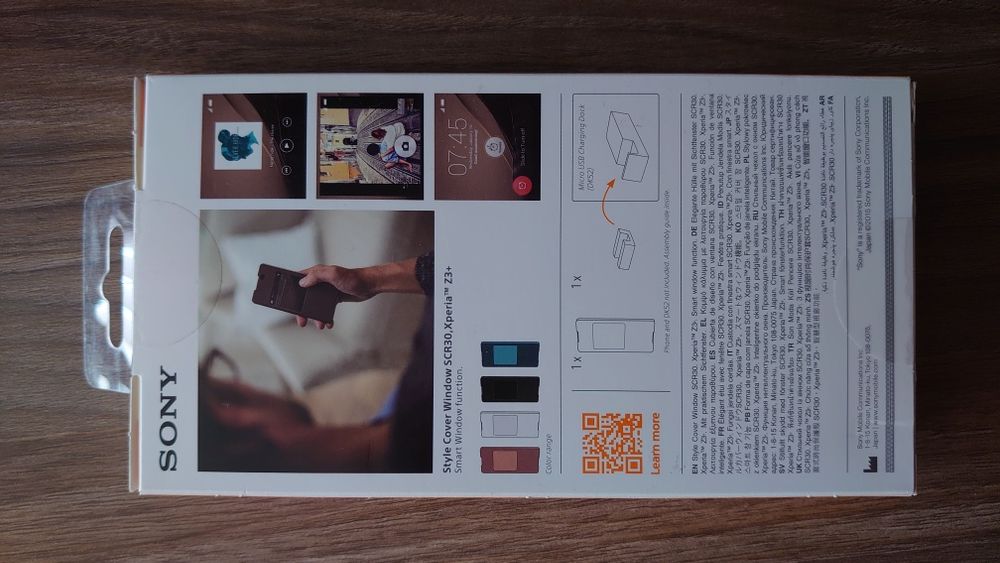 Оригинален кейс SONY SCR30 за Xperia Z3+ Z4