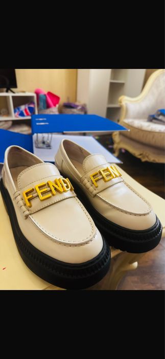 Лоферы Fendi на платформе