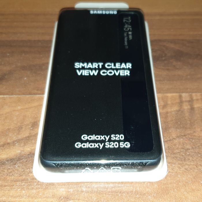 Husa flip activa originala Samsung Smart Clear View Cover S20 S20 5G