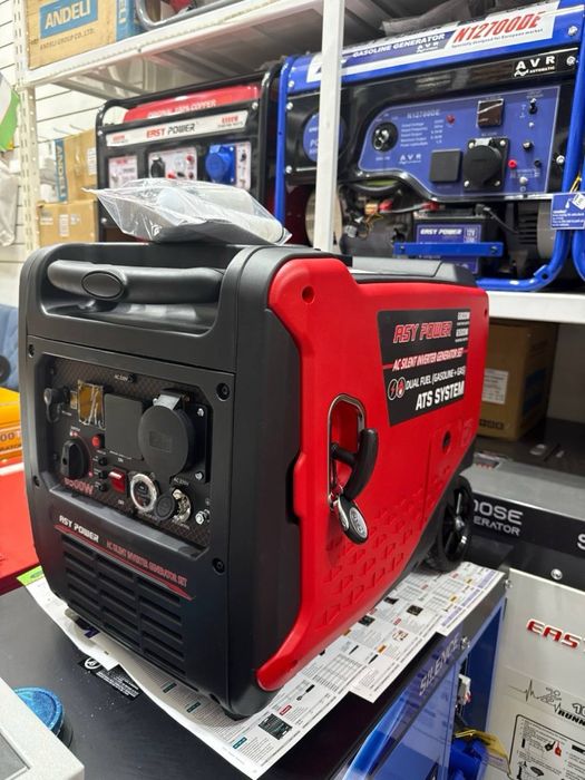 Generator invertorniy benzin+gaz  6kw