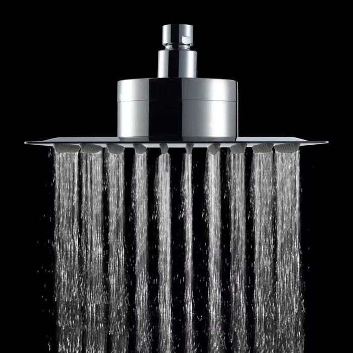 Cap Dus Plafon Inox – Jet Puternic, Ultra Slim, cu Sistem de Filtrare pentru Apa Dura