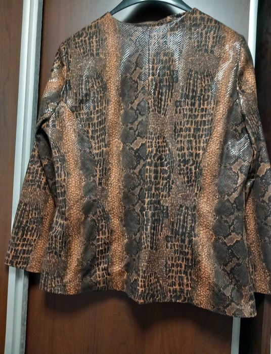 Sacou animal print subtire
