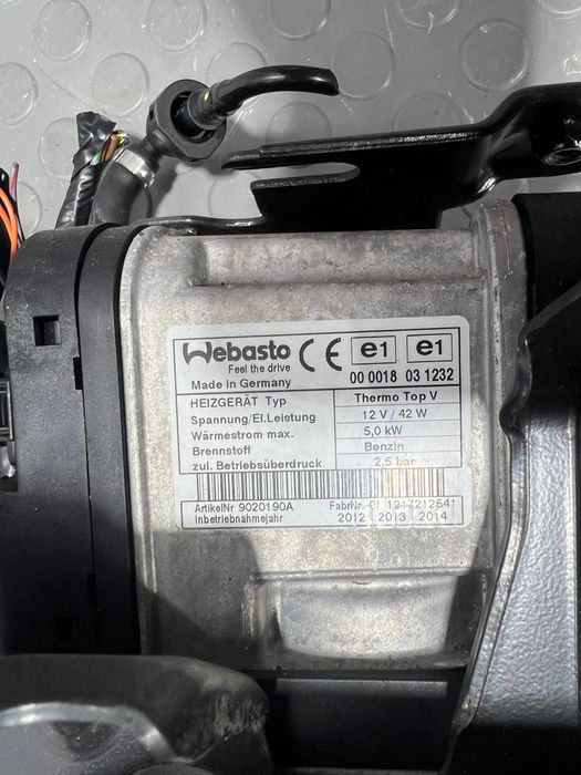Webasto/Incalzitor Auxiliar OEM Benzina Vw Golf 6 Jetta Eos Tiguan