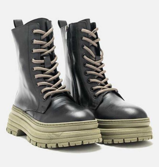 Дамски боти от естествена кожа