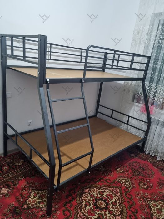 Металлическая Двухъярусная Кровать Лофт Стиле От Производителя,