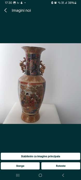 Vaza din portelan, 47 cm inaltime