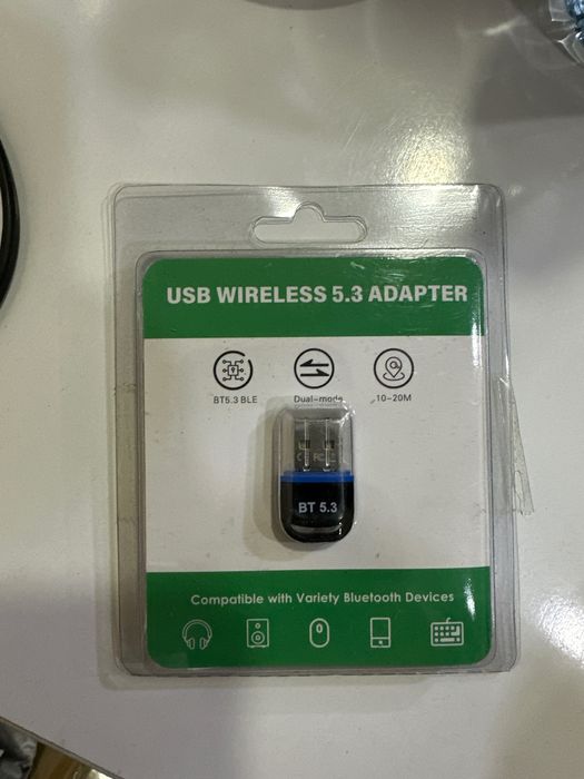 Оптом Адаптер USB Bluetooth V 5.1 и 5.3 (Новые в упаковке)