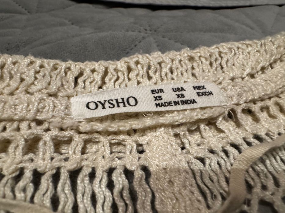 Плетена плажна жилетка, Oysho