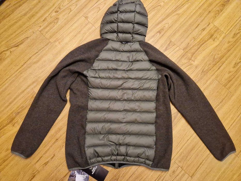 Geaca puf Salewa Down 850 cuin, Wool Hybrid, masura 56, mammut, noua