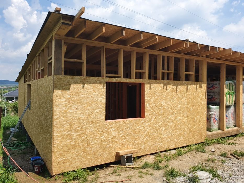 Construim Case din lemn, structura lemn stil Canadian între 500 -600 eur m2 la cheie. .