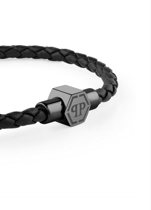 Philipp Plein- Сплетена гривна с магнитно закопчаване, 19 CM