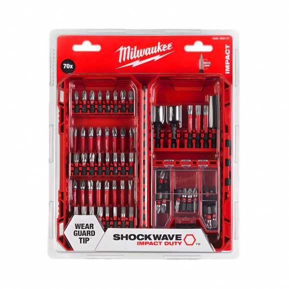 Комплект накрайници Milwaukee , 70 части