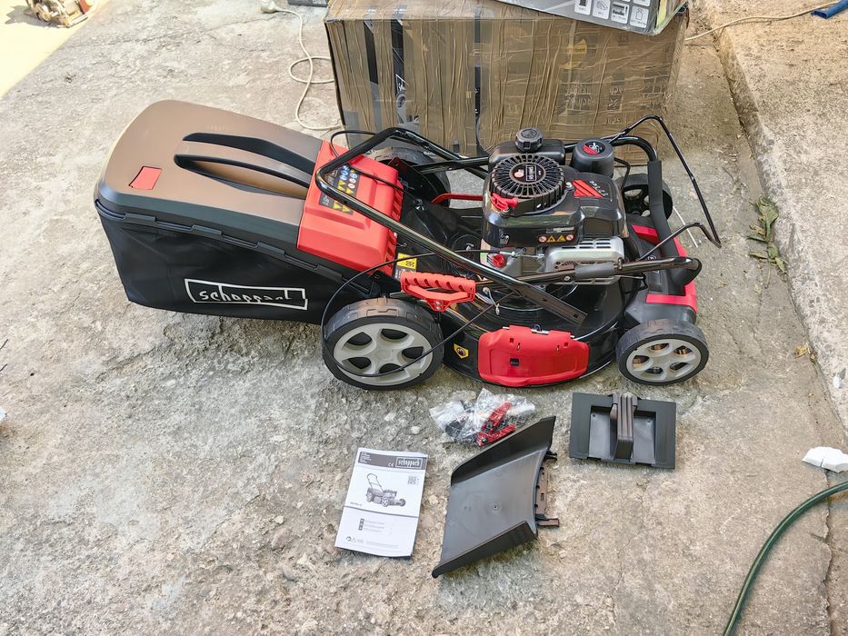 Бензинова косачка за трева MS180-51 Scheppach - 5.4 HP | 51 см ширина